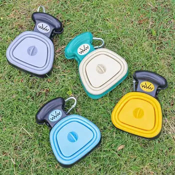 ABS Poop Scoop Pet Waste Bags Outdoor Garbage Holder Dispensers Portable With 1 Roll Decomposable bags