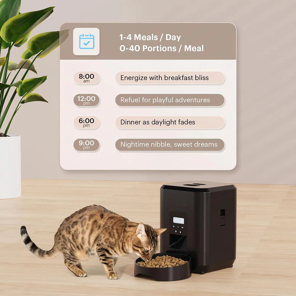 Automatic Smart Pet Feeder Dispenser Food Machine With Bowl